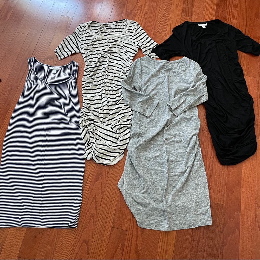 Set of 4 Maternity Dresses - size Medium